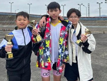 Champion, 1st runner-up, 2nd runner-up in Outreach Coaching Programme - Cycling (Series II)